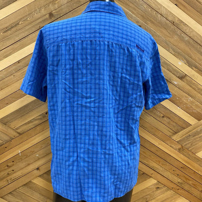 Marmot -Men's SS Button Up - MSRP $80: Blue-men-MD