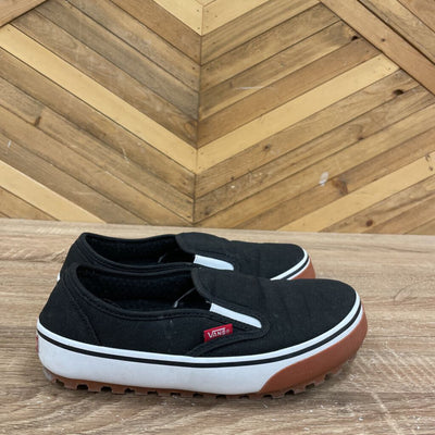 Vans - Slide on Classic Shoes - MSRP $75: Black/Brown/White-men-6