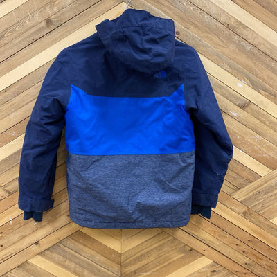 The North Fcae - Insulated youth winter jacket- MSRP $170: Navy Blue -children-10/12Y