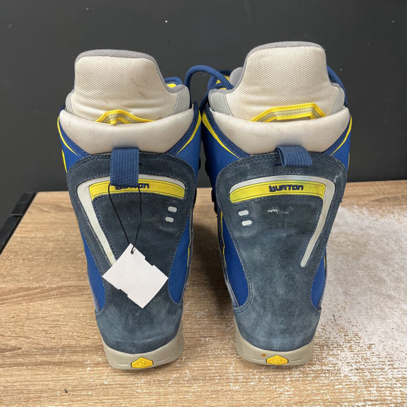 Burton - Moto Snowboard Boots - MSRP $230: Blue/Yellow/Grey-women-7