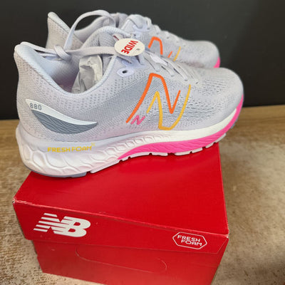 New Balance - Women's Fresh Foam X 880v12 Running Shoes - MSRP $180: Light Purple/Pink/Orange-women-W7.5 Wide