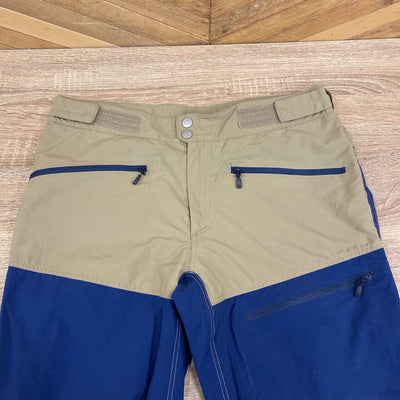 Norrona - Men's Bitihorn Lightweight Hiking Pants - MSRP $199: Beige/Navy Blue-men-MD