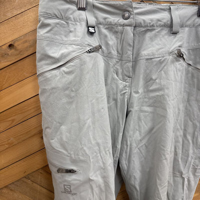 Salomon - Women's Hiking Capri Pants - MSRP $100: Light Grey-women-8