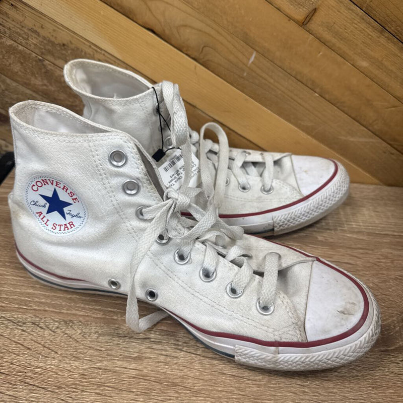 Converse - Chuck Taylor All Star High Top Shoes - MSRP $80: White-unisex-M7/W9