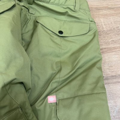 686 - Women's Mistress Insulated Cargo Ski Pants - MSRP $240: Green-women-MD