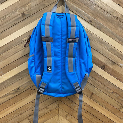 Jansport Blue Backpack: Blue-unisex-