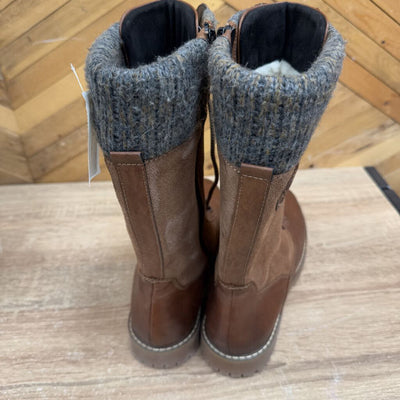 Remonte - Lined Winter Boots with Flip Grip- MSRP $240 : Brown-women-42