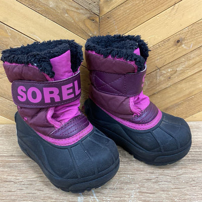 Sorel - Kids' Winter Boots - MSRP $80: magenta pink -children-6T