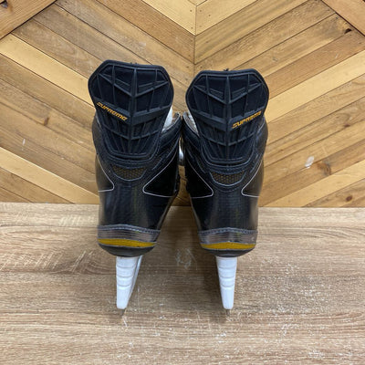 Bauer - Supreme 180 Senior Hockey Skates - MSRP $700: Black/Gold-unisex-8EE