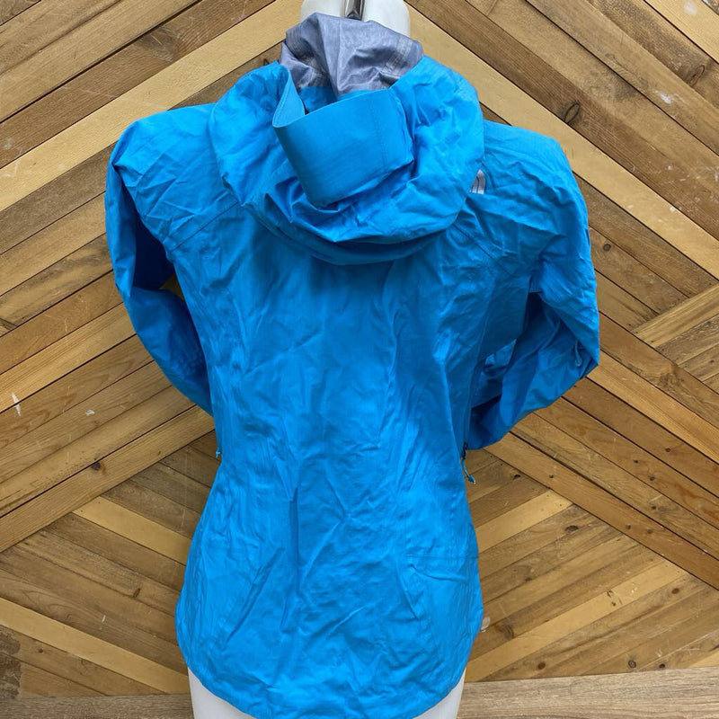 The North Face, Summit Series Gore-Tex Rain Shell, MSRP comparable $260: Light Blue-women-XS