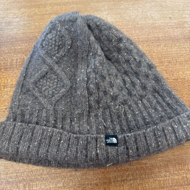 The North Face Knit Beanie: Gray-unisex-