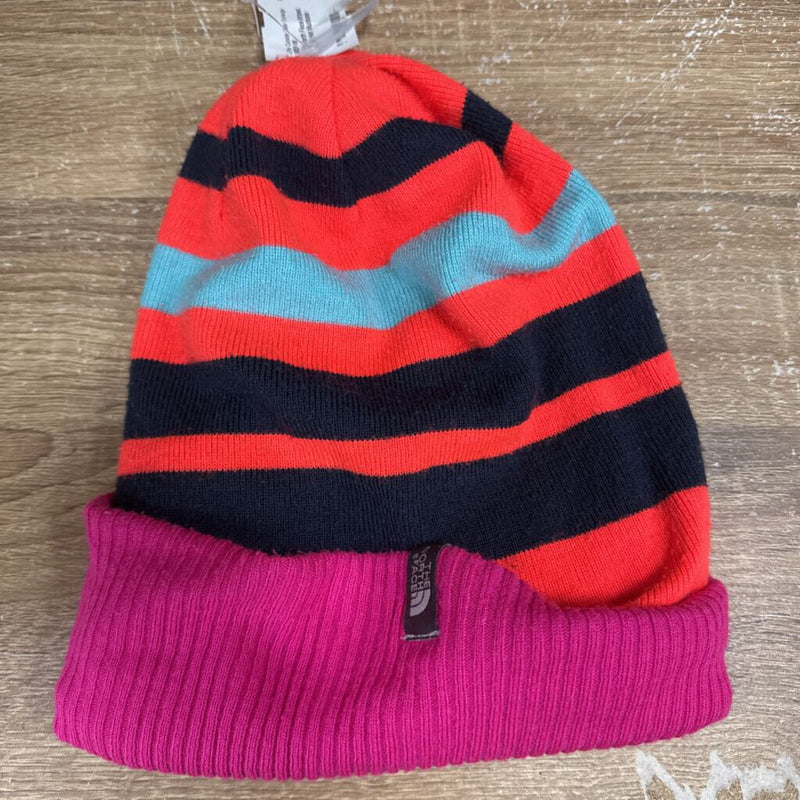 The North Face Striped Beanie Hat: Multicolor-unisex-