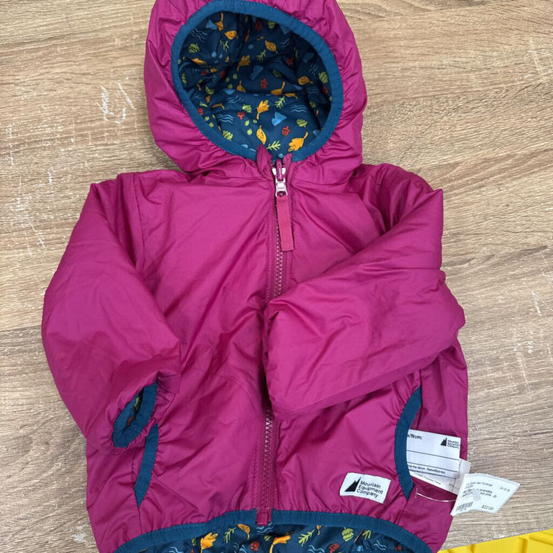 MEC- Bundle up reversible jacket- MSRP $55: teal pink -children-2t