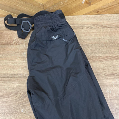 Viking - Men's Tempest Tri-Zone Snow Pants w/ Suspenders - MSRP $100: Black-men-SM