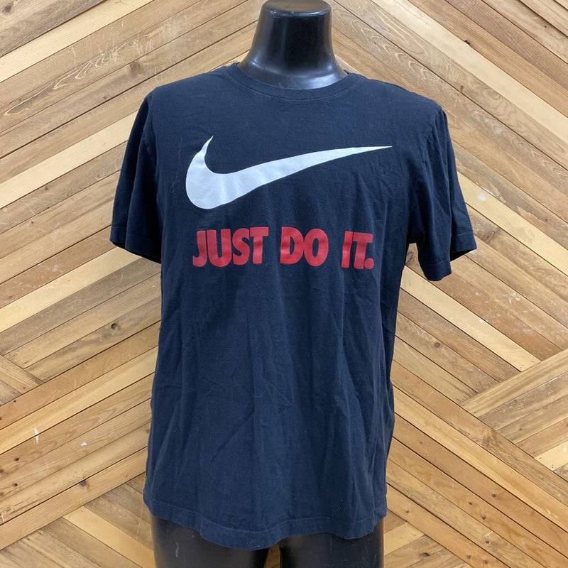 Nike Just Do It T-Shirt: Black -men-MD