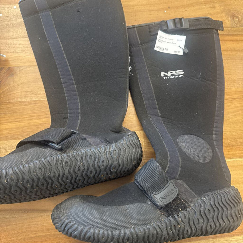 NRS Titanium Water Shoes: Black-unisex-10