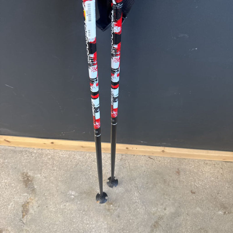 Tecnopro - cross country ski poles : black red --