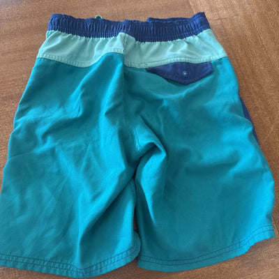 Patagonia Men's Swim Trunks: Blue and Green-children-MD Y