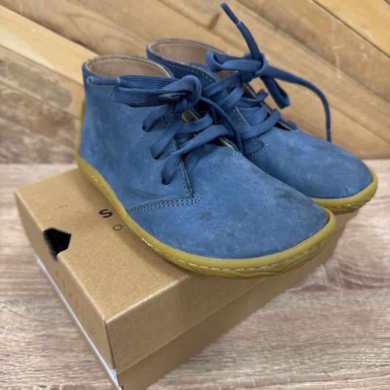 Vivo Barefoot- Addis Gobi K Indigo Leather Shoes- MSRP $140: indigo-children-28