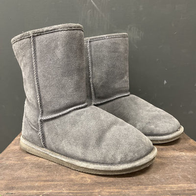 Amelia - Women's Lined Winter Boots - MSRP comp $65: Grey-women-W9