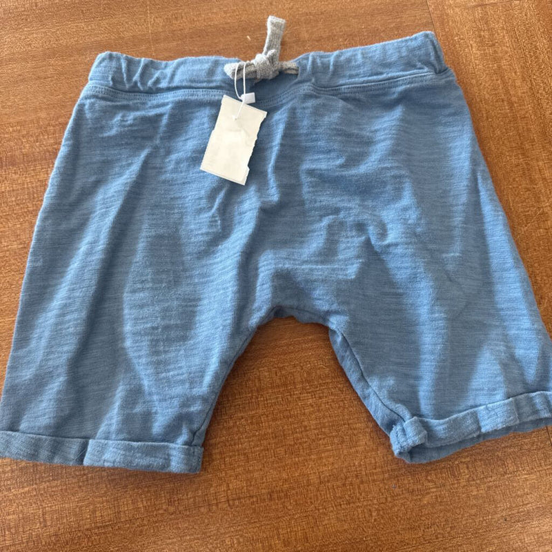 Mini Mioche- Cloud Slouchy Shorts- MSRP $36: Blue-children-4Y