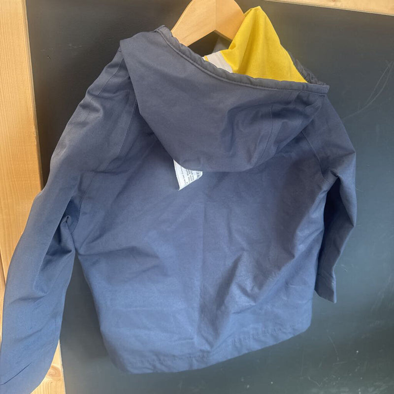 Faire Child- Weatherwear Rain Jacket- MSRP $230: Gray and Yellow-children-4/5Y