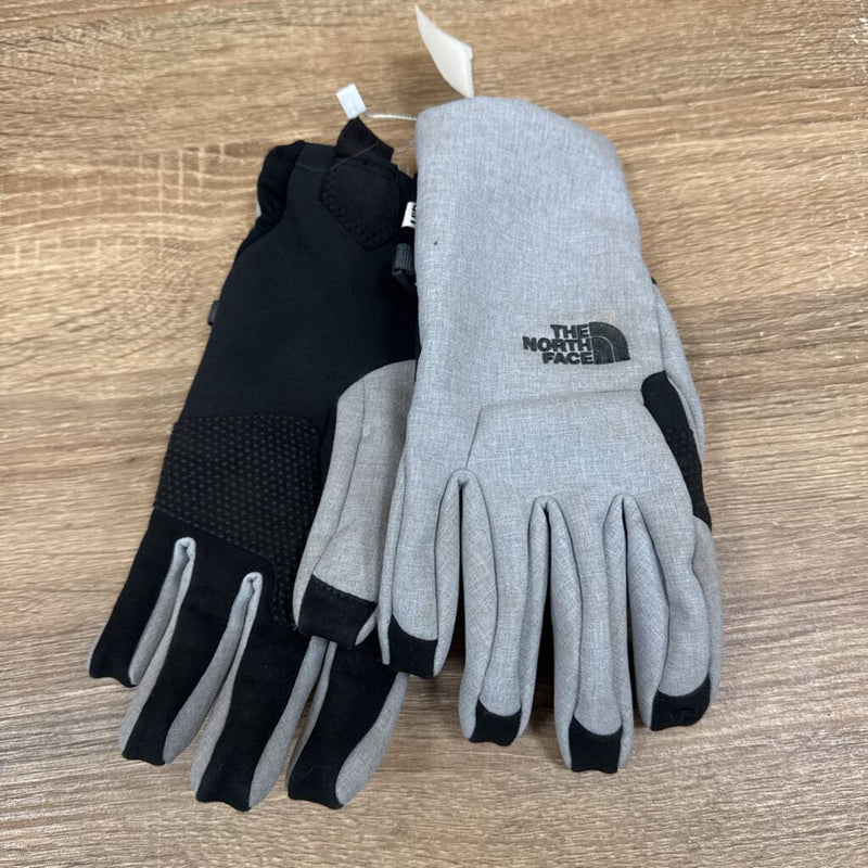 The North Face- shelbe soft shell glove- MSRP $60: Grey Black -women-XS