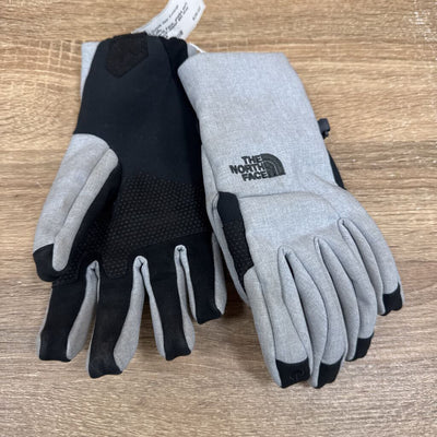 The North Face- shelbe soft shell glove- MSRP $60: Grey Black -women-XS