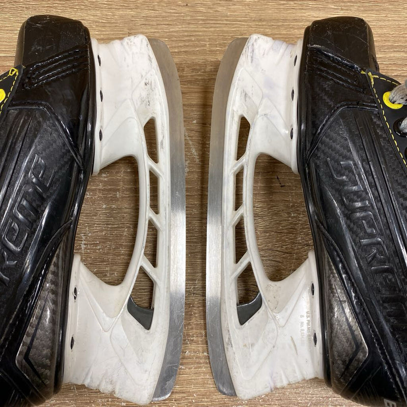 Bauer - Supreme Elite Junior Hockey Skates - MSRP $200: Black/Gold-children-2.5D