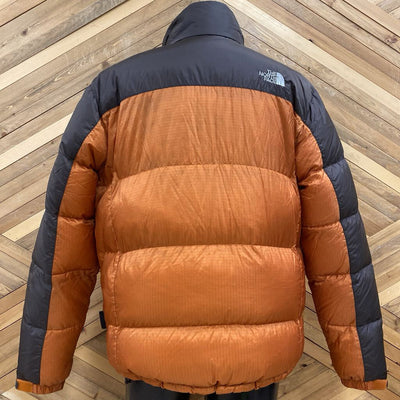 The North Face- Summit Series Men's 700 fill down Insulated Jacket: Brown and Orange-men-LG