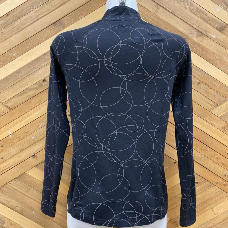 Kombi- 1/4 zip base top- MSRP $60 : Black-women-XS