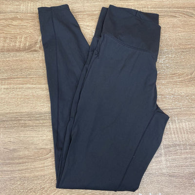 Women's Full Length Black Leggings : Black-women-LG