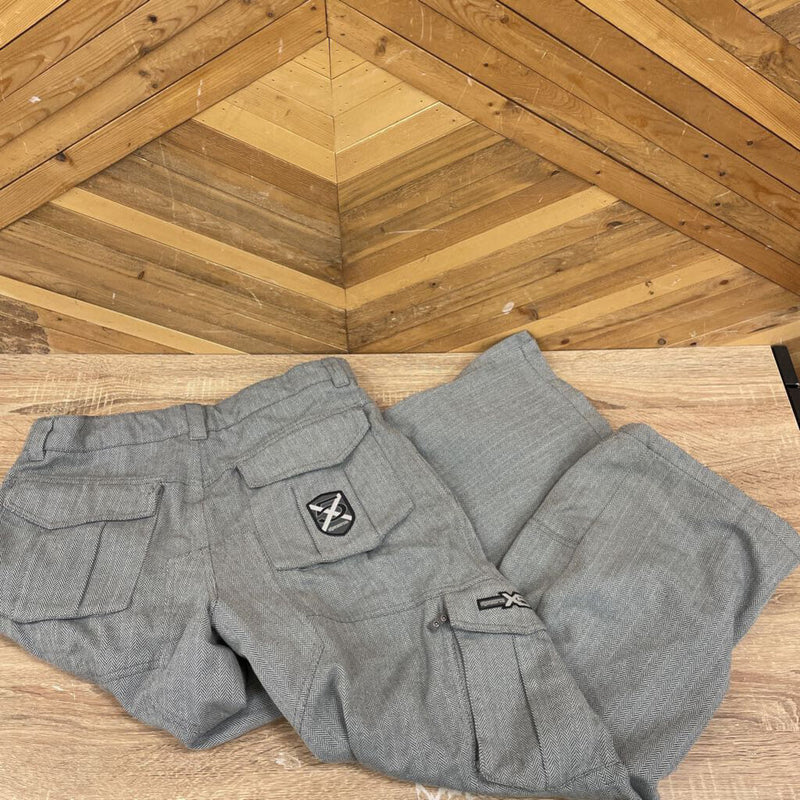 Ripzone-Insulated snow pants - MSRP$99: Grey-men-LG