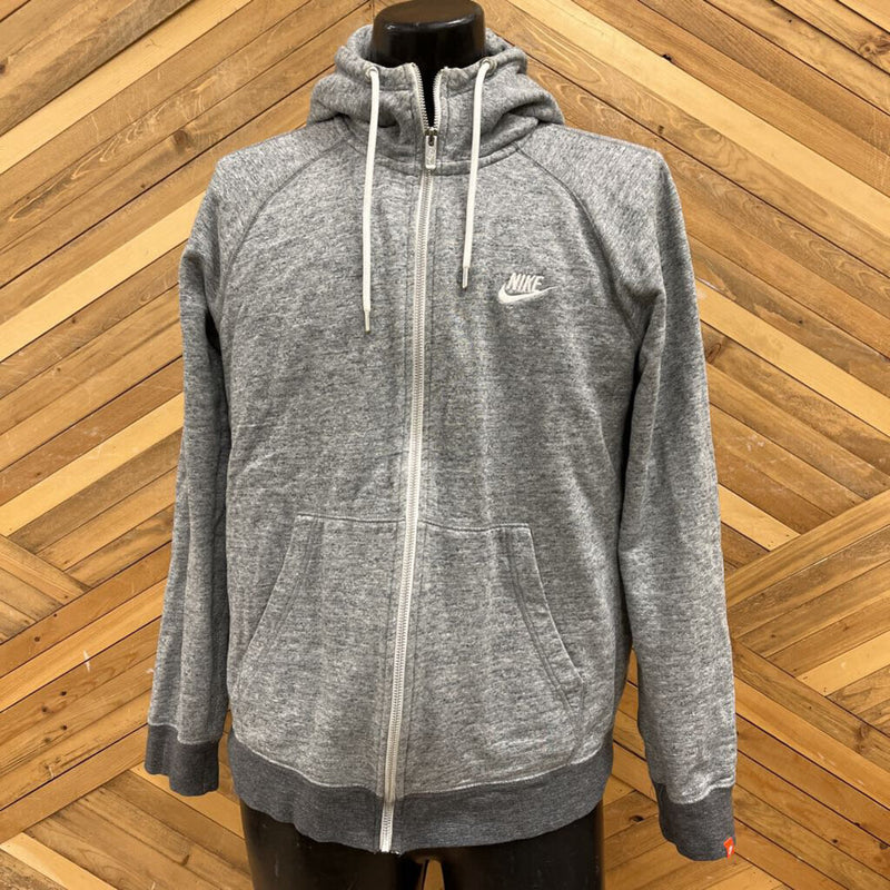 Nike-Grey Zippered Hoodie - MSRP$89: Grey-unisex-