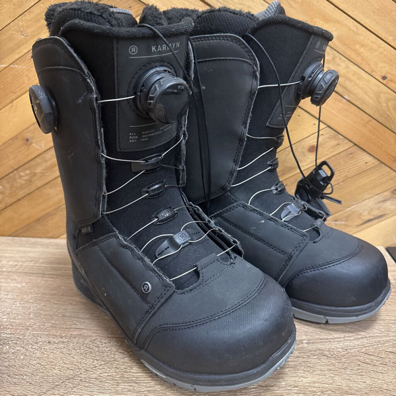 Ride- Karmyn Zonal Snowboard boots MSRP $350: Black -women-9