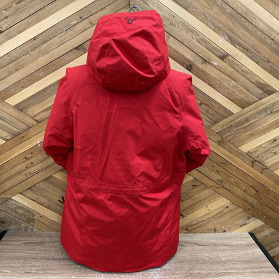 TNA - Women's Big Chill Down Parka - MSRP comp $325: Red-women-2
