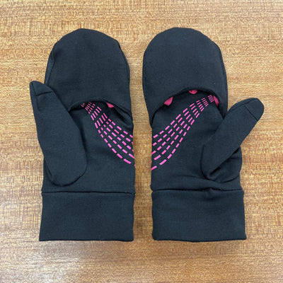 Auclair - Women's Run For Cover Running Gloves - MSRP $35: Black/Pink-women-SM