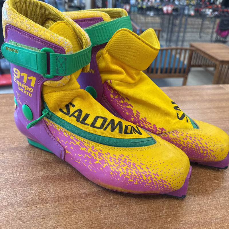 Salomon - SNS Profil XC Ski Boots : Yellow/Pink/Green-unisex-8.5