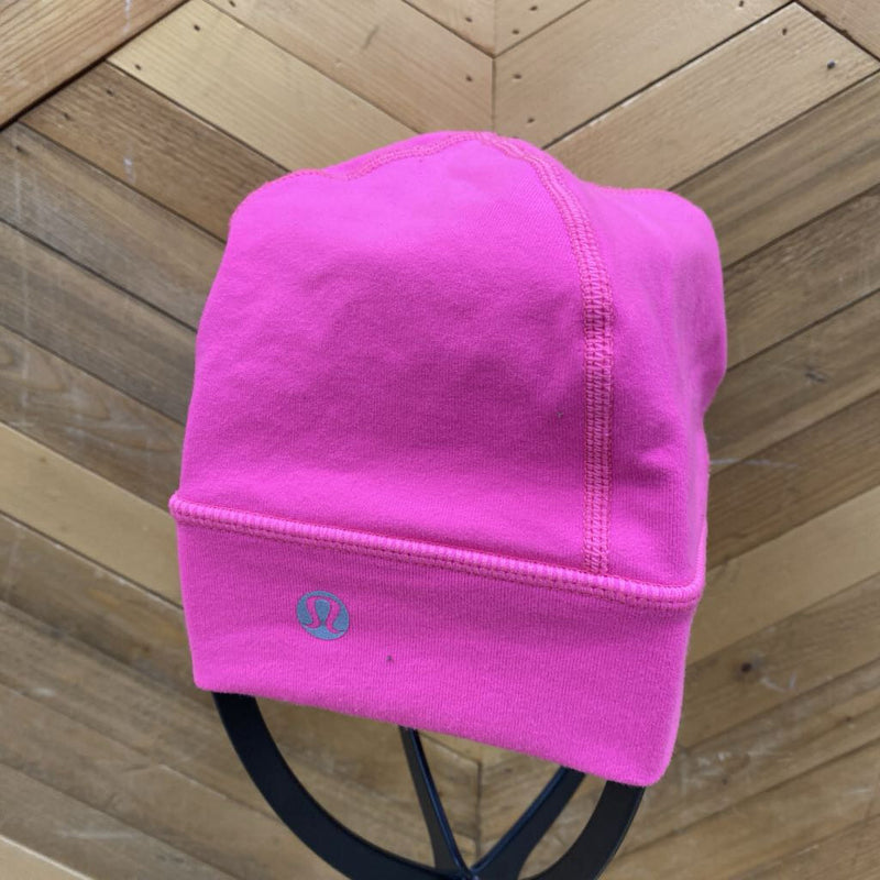 Lululemon - Ponytail Running Beanie - MSRP comp $38: Neon Pink-children-SM