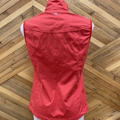 Little Donkey Andy Women's Softshell Vest: Red-women-SM