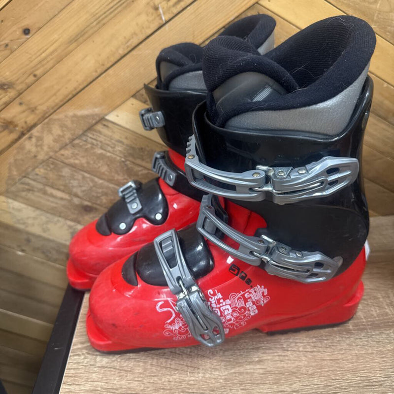 Salomon - SPK Red Ski Boots for Youth - MSRP compared $199: Red-unisex-23.5