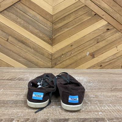 TOMS - Kids' Brown Corduroy Sneakers : brown-children-5Y