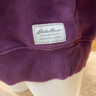 Eddie Bauer - Men's Crewneck Fleece Sweater - MSRP comp $55: Violet-men-MD