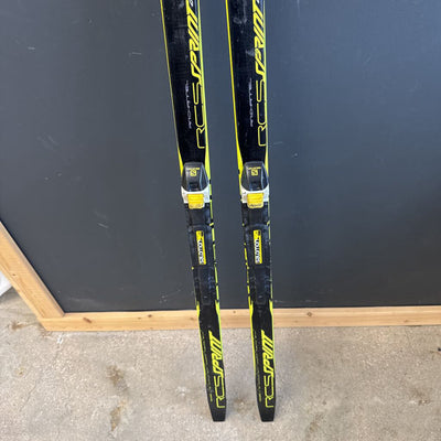 Fischer - Kids sns prolil Bindings Jr Sprint XC skis : Black Yellow -children-