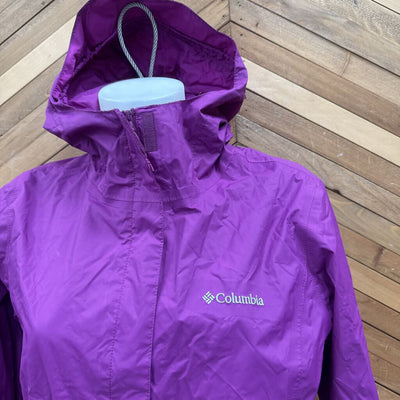 Columbia - Women's Rain Jacket - MSRP $120: Pink-Purple-women-MD