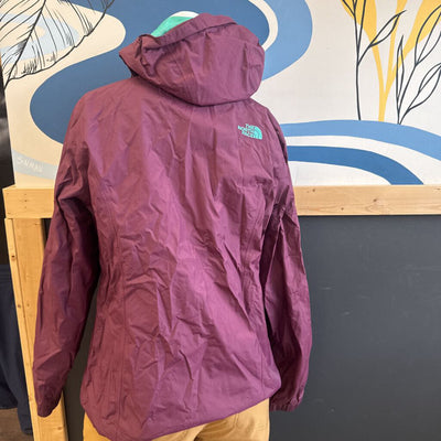 The North Face - Women's DryVent Rain Jacket - MRSP $140: Maroon/Mint Green-women-MD