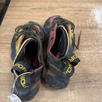 La Sportiva - Climbing Tettarossa Shoes-MSRP$249: Black/Red/Yellow-unisex-M7/W8