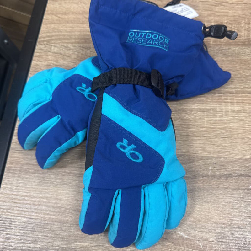 Outdoor Research Gloves: Blue and Aqua-unisex-MD