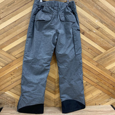 Ripzone- Men's Insulated Ski Pants- MSRP $140 : gray-men-MD
