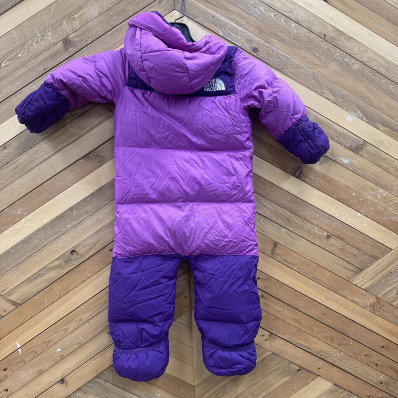 The North Face - Baby 1996 Retro Nuptse One-Piece- MSRP $229 : Purple-children-12-18m